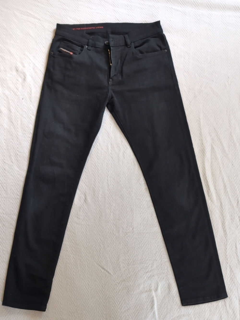 Diesel 2019 D-Strukt men's slim jeans in black